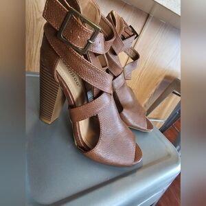 Brown Wedge Sandals